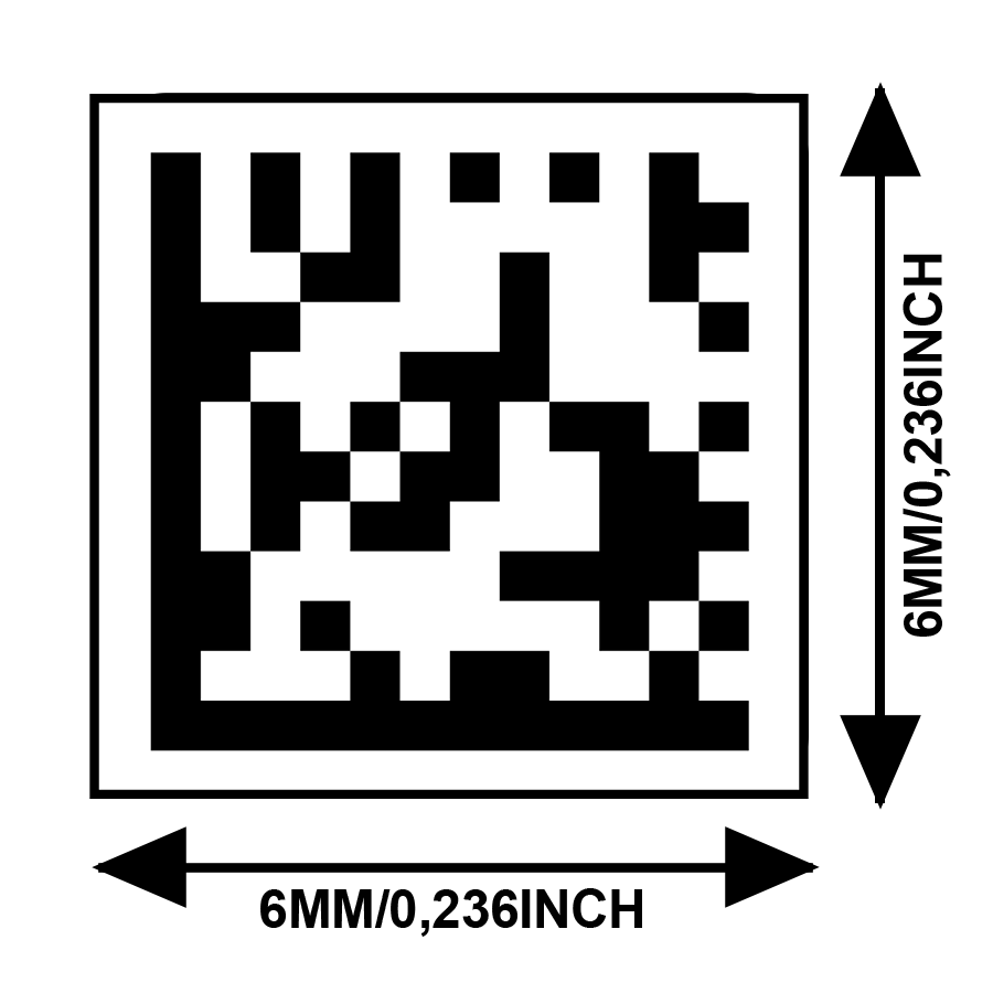 DataMatrix Code Mini (96 Units)