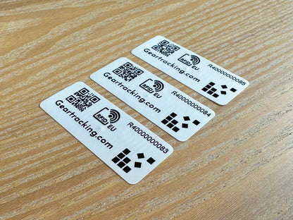 RFID Tag RM4 Sticker, including personalisation (Logo) (1000 Units)