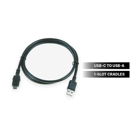 Zebra USB-C to USB-A cable